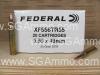 20 Round Box - 5.56mm 55 Grain Open Tip Match Federal Ammo - XF556TR55
